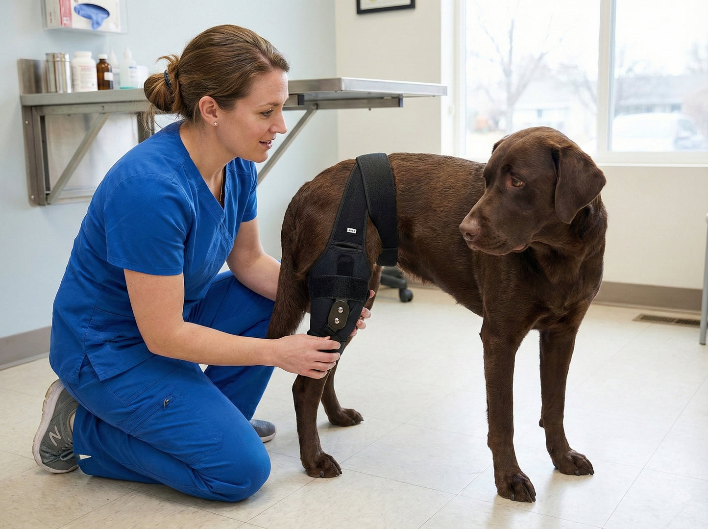 Canine Knee Brace ACL, MCL, CCL, Patella Injuries - RIGHT KNEE