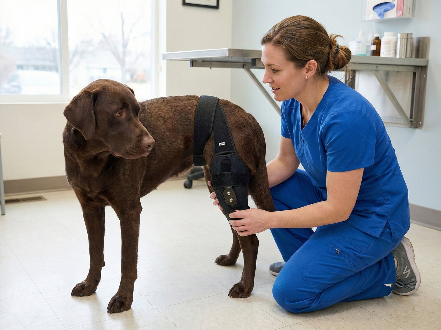 Dog Knee Brace for ACL, CCL & Patella Injuries | LEFT KNEE