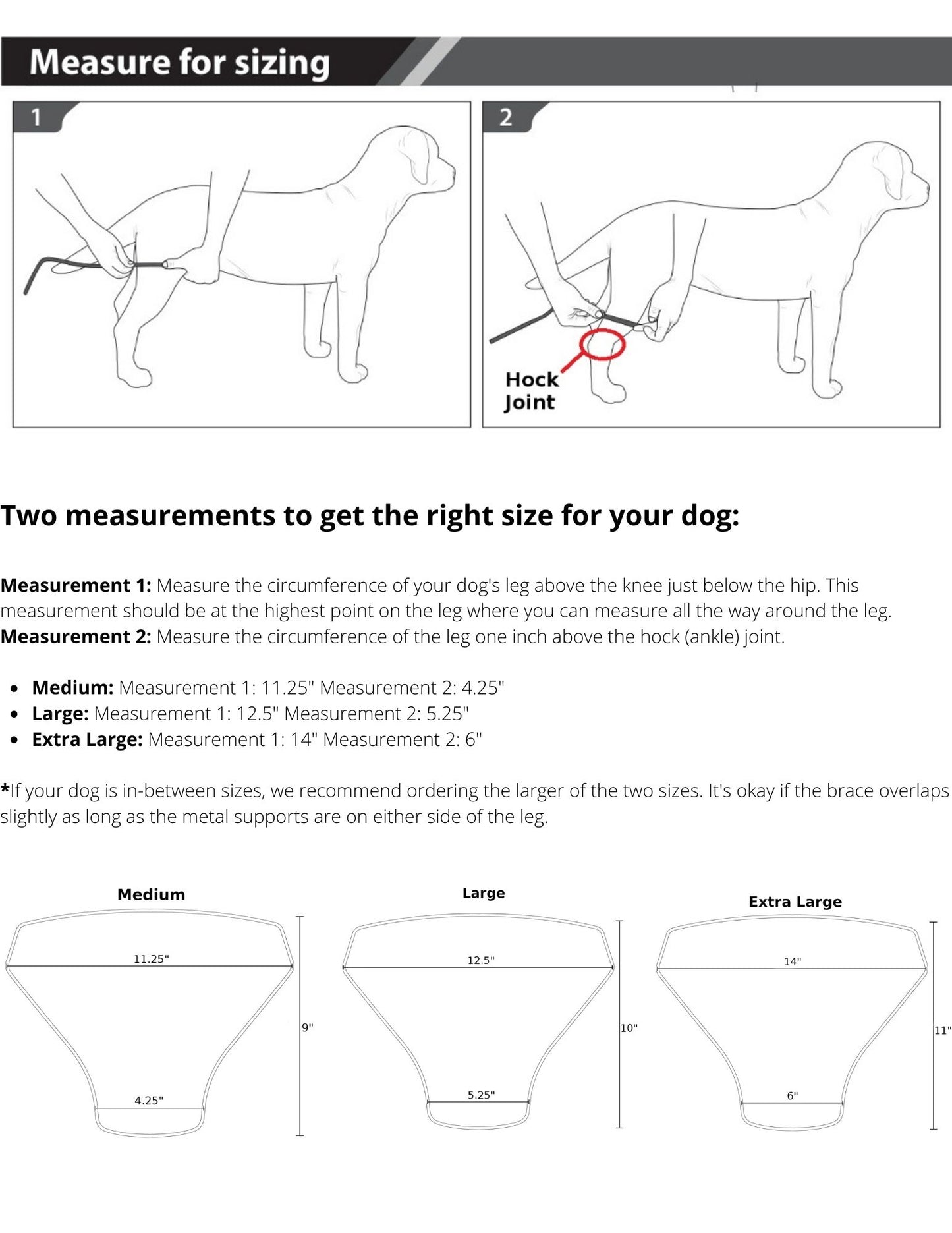 Canine Dual Knee Brace with Hinged Metal Hinged Support System